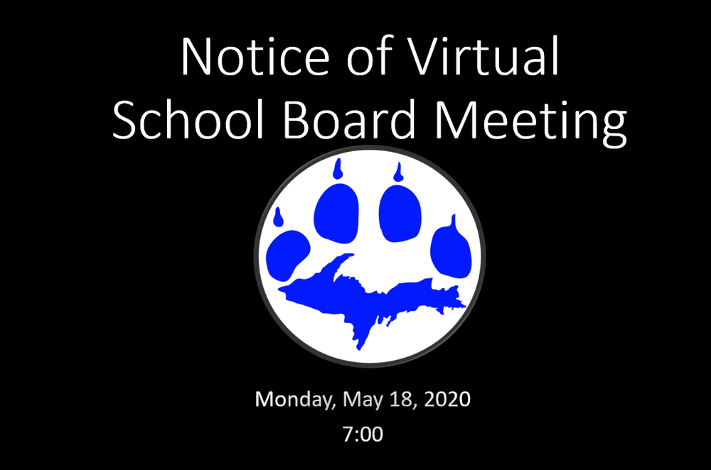 May 2020 - Board Meeting Notice